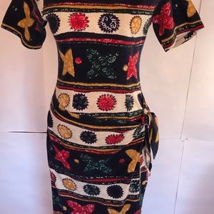 Vintage Margos Dress lightly ribbed material